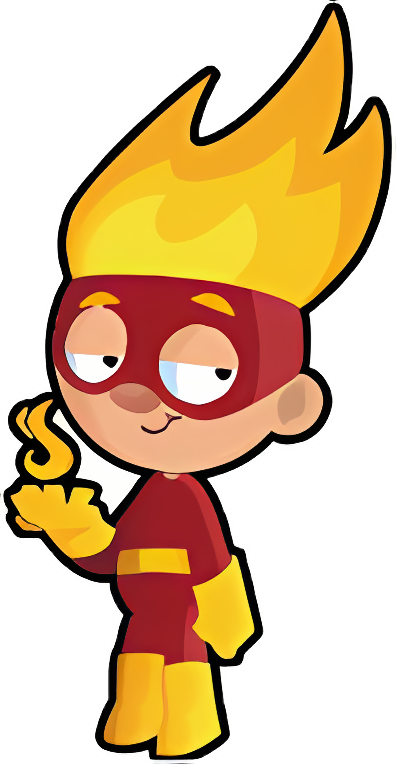 A caped Proclaimers kid